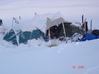 наш лагерь - слегка занесен снегом